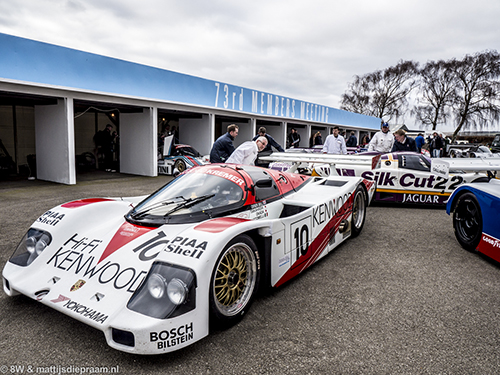 Group C paddock, 2015 Goodwood Members Meeting