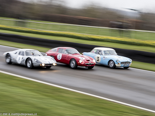 Porsche 904, Alfa Romeo Giulia TZ1, MGB, 2018 Goodwood Members Meeting