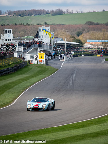 Shaun Lynn/Dario Franchitti, Ford GT40, 2023 Goodwood Members Meeting