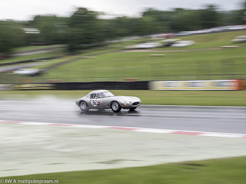 Julian Thomas/Calum Lockie, Jaguar E-type, 2017 Brands Hatch Masters Festival