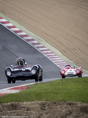 Marc Valvekens, Lola Mk1, Serge Kriknoff, Lotus XI, 2017 Brands Hatch Masters Festival