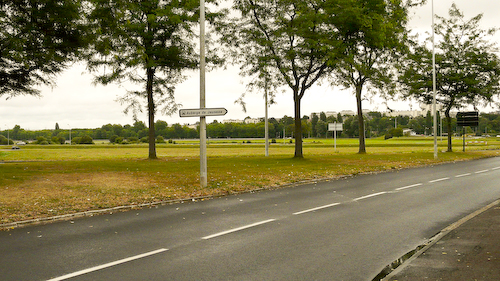 Caen circuit: the west hairpin