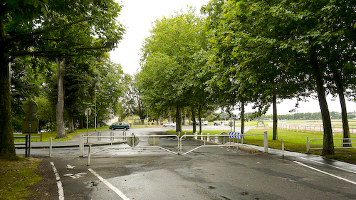 Caen circuit: at the Passerelle de l'Orne