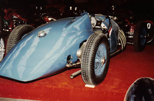 Delahaye 145 no. 48775 in the eighties, rear view