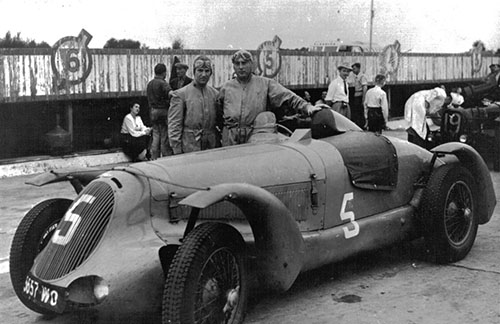 Gaston Serraud/Pierre Meyrat, Delahaye 135S, 1948 Paris 12 Hours