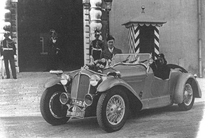 Laury and Lucy Schell, Delahaye 135S, Rally Monte Carlo 1936