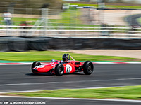 Michel Kuiper, Brabham-Climax BT3, 2023 Donington Park Masters Race Weekend