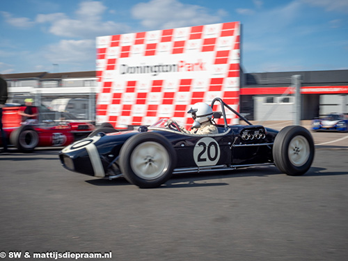 Teifion Salisbury, Lotus-Climax 18-912, 2023 Donington Park Masters Race Weekend