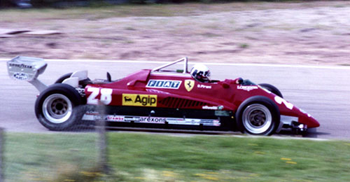 Didier Pironi, Ferrari 126C2, 1982 Dutch GP
