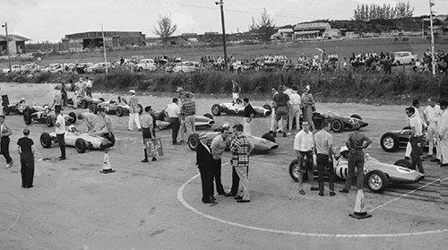 Start of the Pan-American race, 1962 Bahamas Speedweek