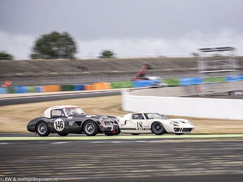 Alexander van der Lof/Karsten Le Blanc, Ford GT40, 2017 Grand Prix de France Historique