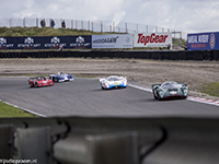 David Hart, Leo Voyazides/Simon Hadfield, Manfredo Rossi, Tim Cousins/Steven Hart, Lola T70 Mk3B, Lola T70 Mk3B, Osella-Abarth PA1, Chevron B23, 2014 Zandvoort Historic GP