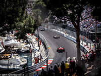 Mr John of B', Stuart Hall, Franco Meiners, Matra MS120B, McLaren-Cosworth M19C, Ferrari 312B2-009 'Spazzaneve', 2016 Monaco GP Historique