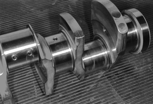 265E crankshaft detail