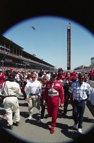 Al Unser Jr and family, 1994 Indy 500