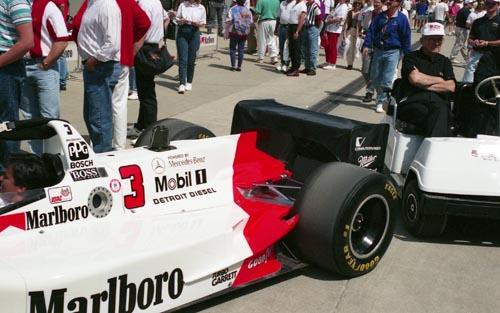 Paul Tracy's primary car