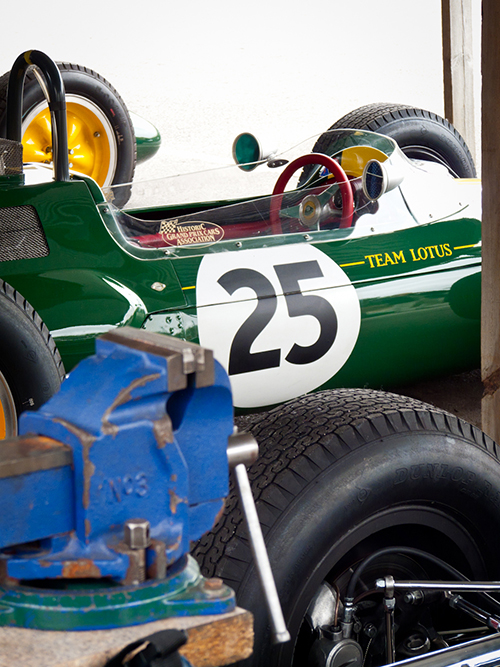 Andy Middlehurst, Lotus 25, Goodwood Revival 2012