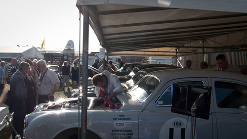 Saloon car paddock, Goodwood Revival 2012