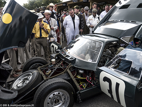 Rover-BRM gas turbine car, 2014 Goodwood Revival