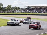 David Brabham, Tom Kristensen, Gordon Shedden, Frank Stippler, Andrew Jordan, Isuzu Bellett, Ford Fairlane Thunderbolt, Lotus Cortina, Alfa Romeo 1600 GTA, Lotus Cortina, 2015 Goodwood Revival