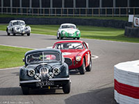 Chris Keith-Lucas, David Franklin, Sam Tordoff, Mark Gordon, Jaguar XK120 FHC, Ferrari 225S Vignale Berlinetta, Porsche 356, Jaguar XK140 FHC, 2018 Goodwood Revival