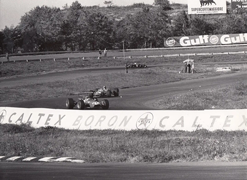 Carlo Facetti, Enzo Corti, Vallelunga, 1968 Rome GP
