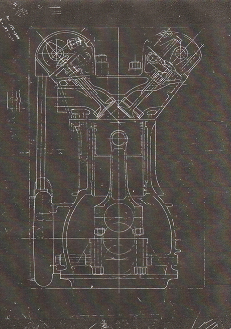 Scarab Grand Prix Engine Cross Section