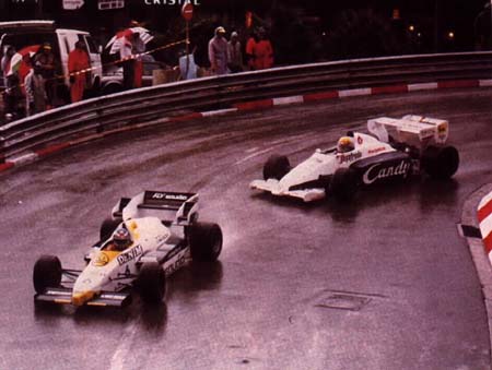 Keke Rosberg, Ayrton Senna, Monaco GP 1984