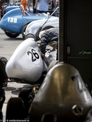 Roger Dexter, Elva-DKW 100 Formula Junior, 2018 Silverstone Classic