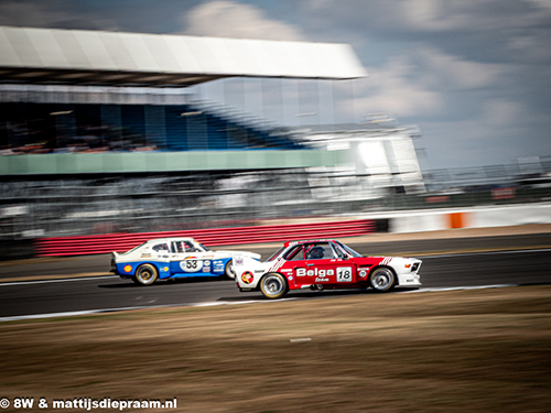 David Hart, BMW 3.0 CSL, Wim Kuijl, Ford Capri RS3100, 2025 Silverstone Festival