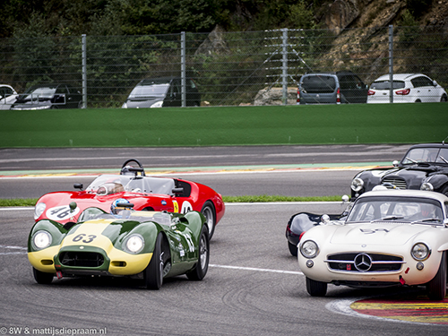 Jon Minshaw/Phil Keen, Lister Knobbly, Bobby Verdon-Roe, Gregor Fisken, Ferrari 246S, 2015 Spa Six Hours