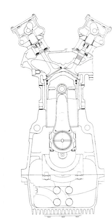 1958 Vanwall Engine Cross-Section