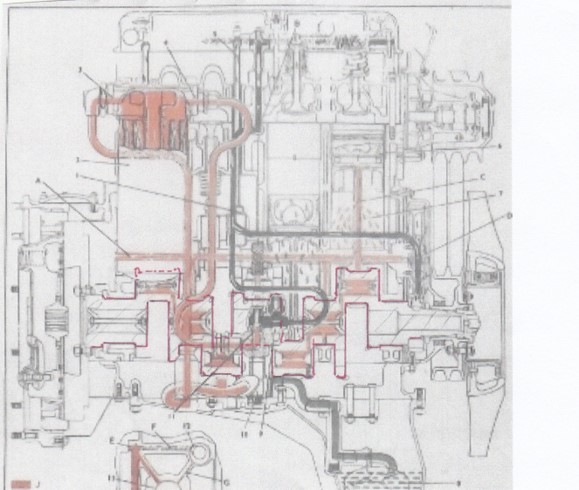 Rolls-Royce B40 long section