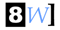 8W
