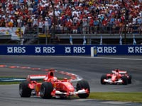 Michael Schumacher, Rubens Barrichello, Ferrari F2005, 2005 US GP